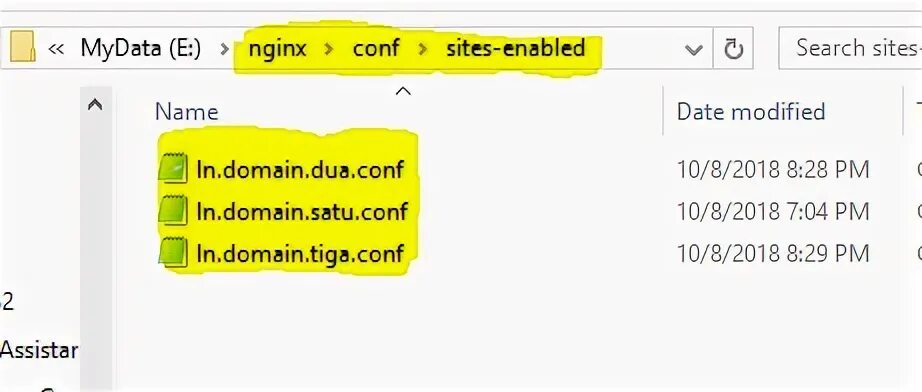 Nginx sites enabled