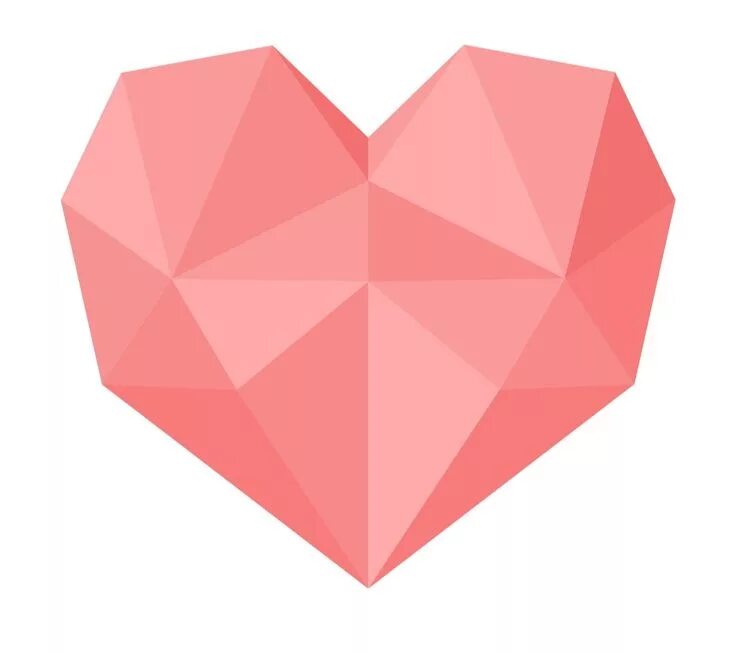 Polygon heart