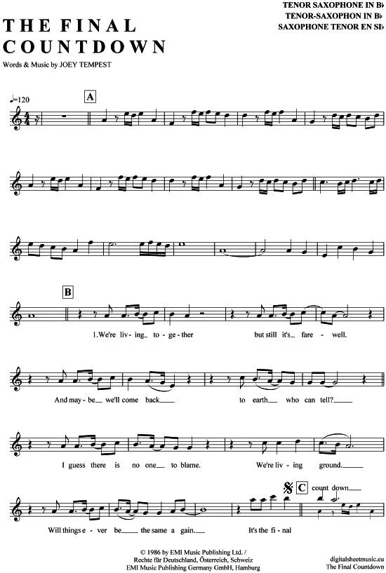 Final countdown на русском. Europe the Final Countdown Ноты. Final Countdown аккорды. The Final Countdown Europe Ноты для пианино. Final Countdown Ноты.