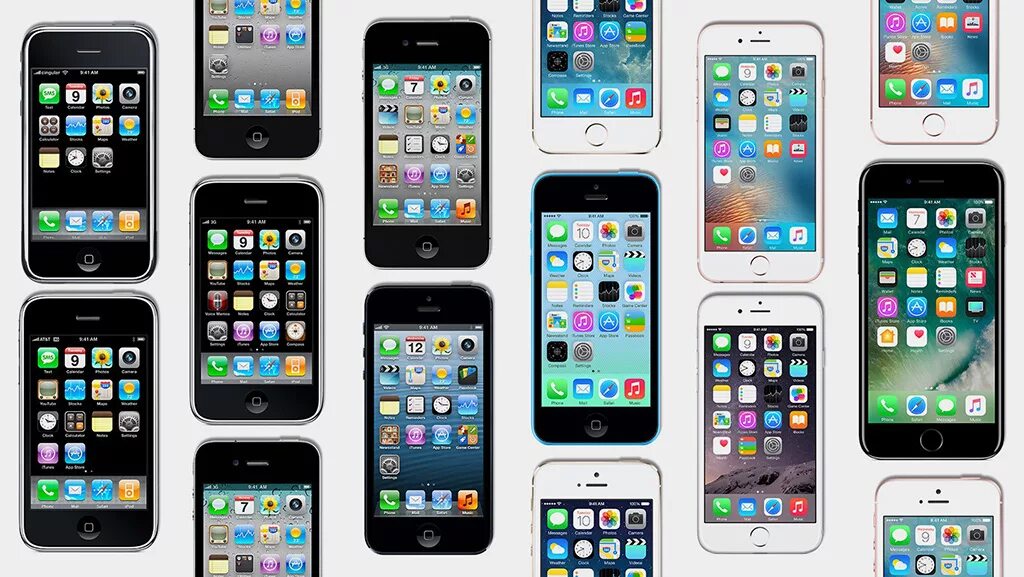 Старые телефоны ios