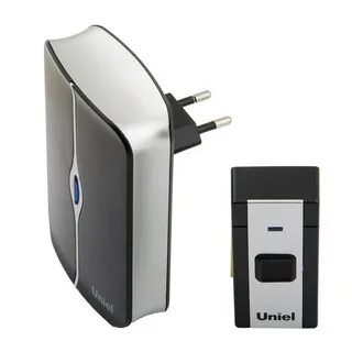 UDB-093W-R1T1-36S-BL-WH Звонок электронный, 220В, 36 мелодий, Блистер, Черн...