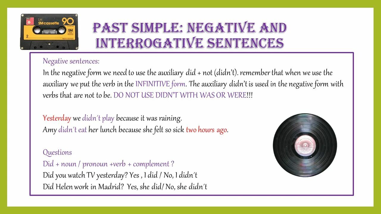 Theme past. Theme past