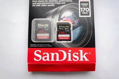 Карта памяти sandisk extreme 256
