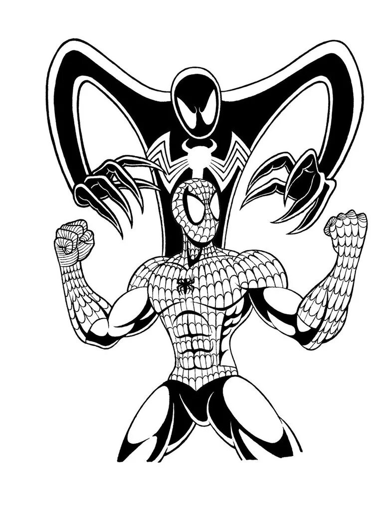 Веном паук раскраска. Раскраска Spider man Symbiote. Человек паук симбиот раскраска. Раскраска Супергерои Веном. Раскраски человек паук и Веном.