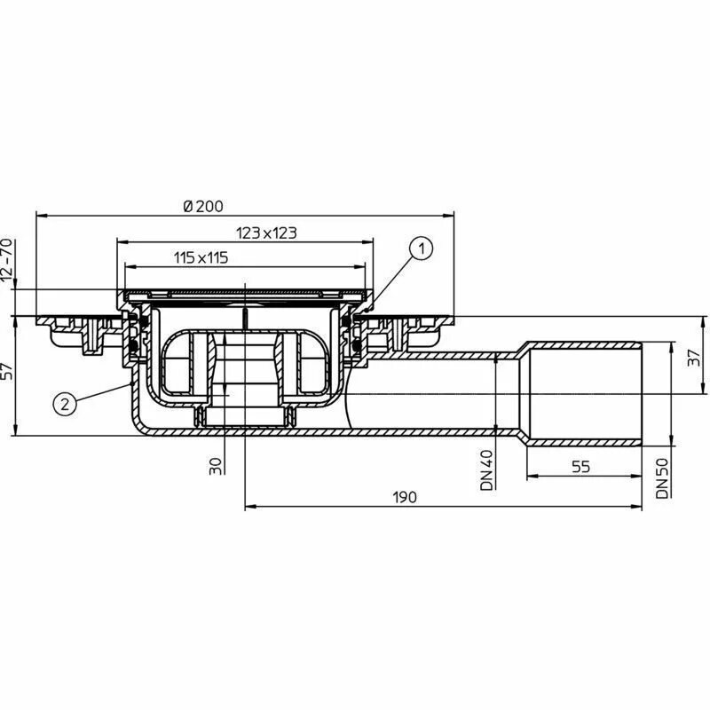 Трап hl90pr ∅50. Трап с сухим сифоном hl90pr. Трап с сухим сифоном малой высоты hl90pr. Трап горизонтальный 110 с сухим затвором чертеж. Низкие трапы