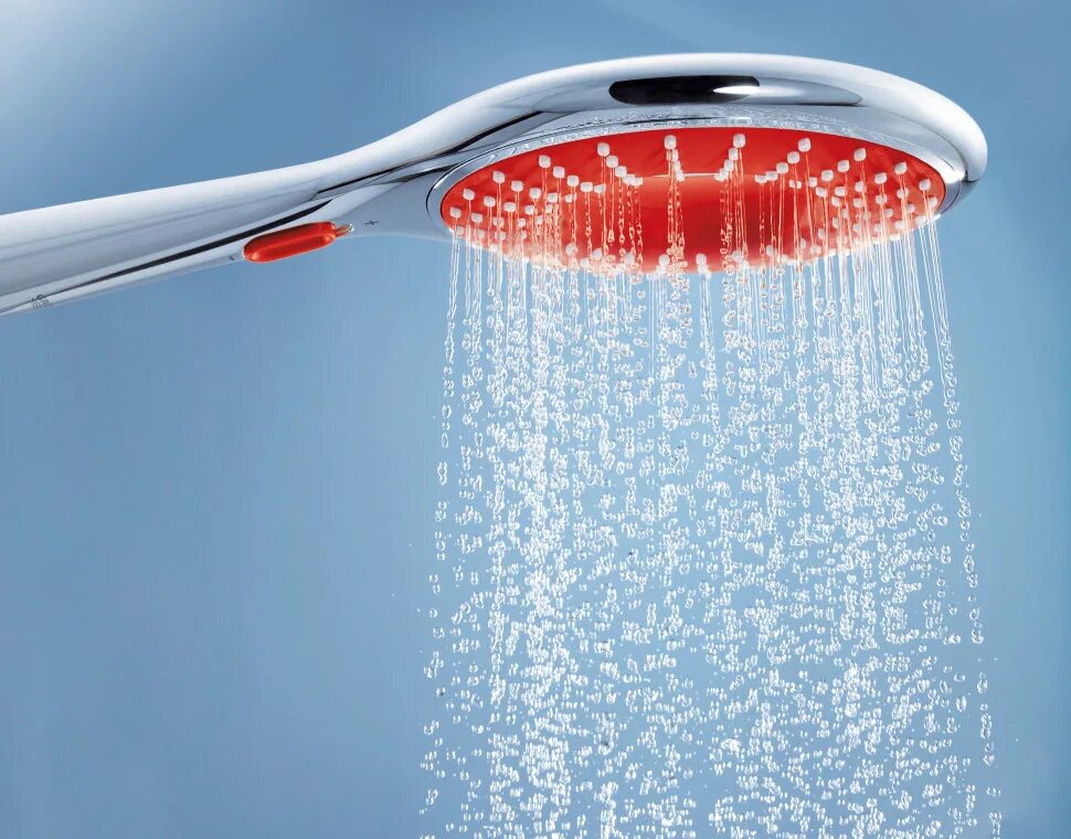 Поворотная душевая лейка. Душевая лейка Грое. Душевая лейка Grohe. Grohe Rainshower icon 150.