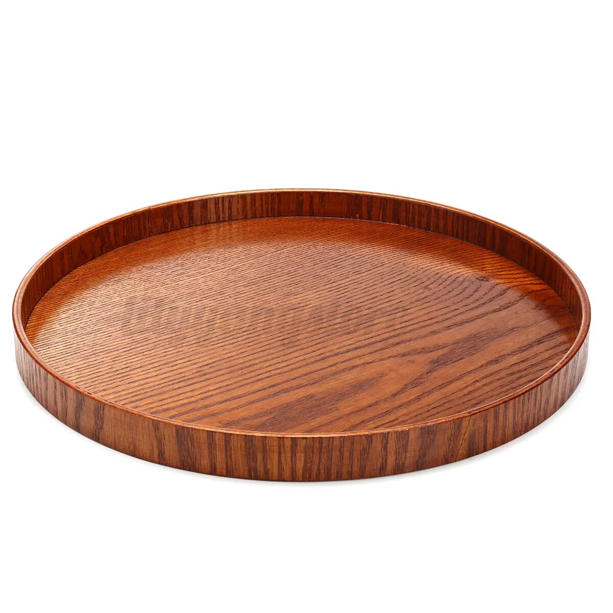 Поднос сверху. Wooden Plate. Round Wood Tray. Упаковка Wooden Tray 1000*3000.