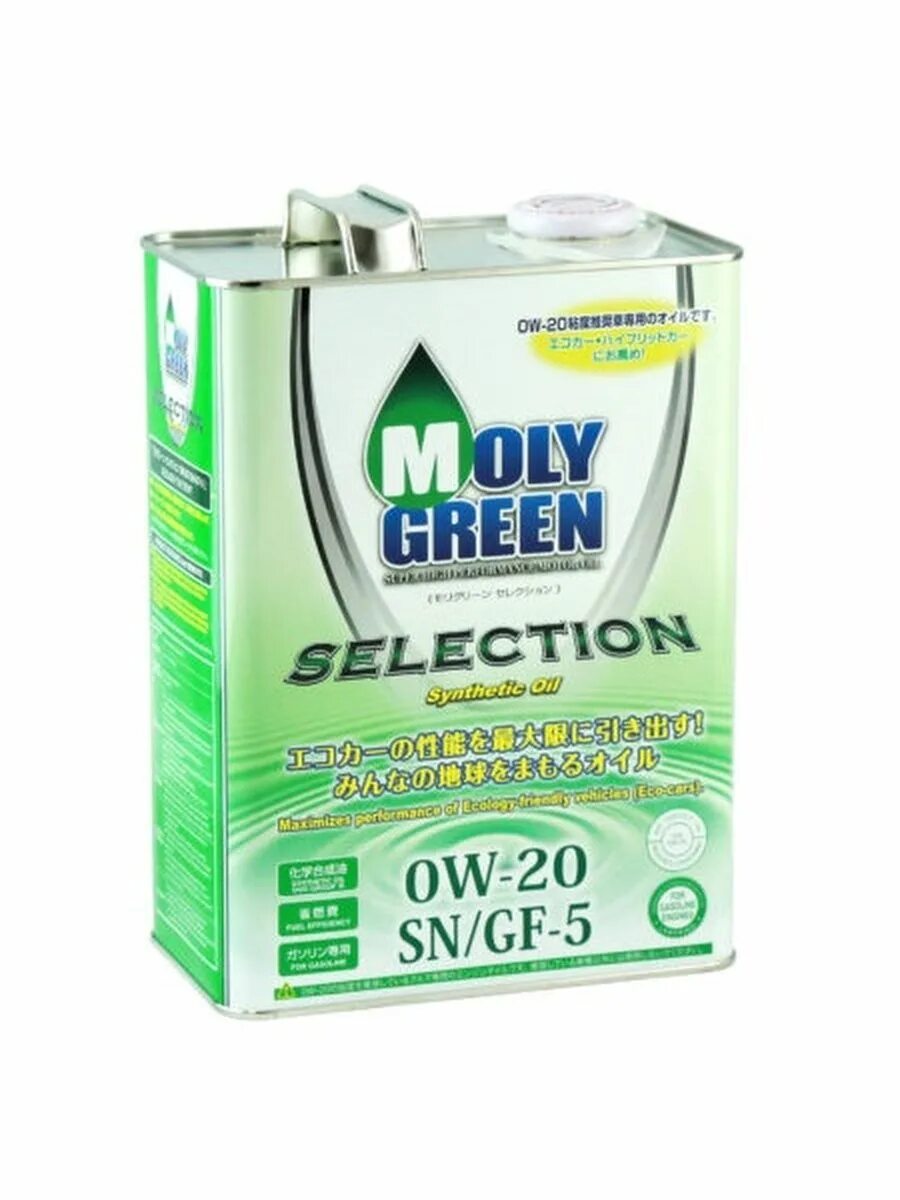 Moly моторное масло отзывы. Moly Green selection 0w20 SP/gf-6a. Масло моли Грин 0w20 SN gf6a. 0470101 MOLYGREEN масло моторное Moly Green Hybrid 0w20 SN･gf-5 4л. Моли Грин 5 в 20.