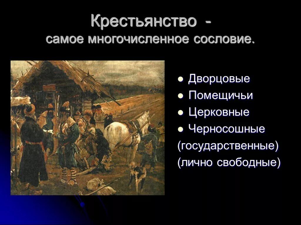 Презентация сословия в 17 веке. Черносошные крестьяне в 17 веке в России. Крестьянство сословие. Крестьянское сословие в 17 веке. Сословия 17 века в России крестьяне.