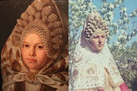 Кокошник носили только незамужние женщины