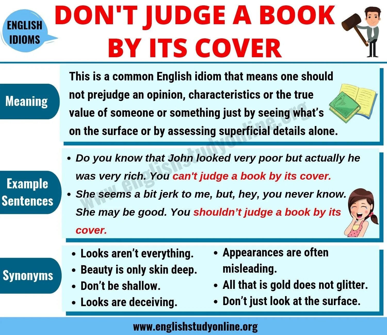 Don t judge book by its cover. Judge a book by its cover. never judge a book by its cover. judge a book by its cover idiom. judge a book by its cover идиома.