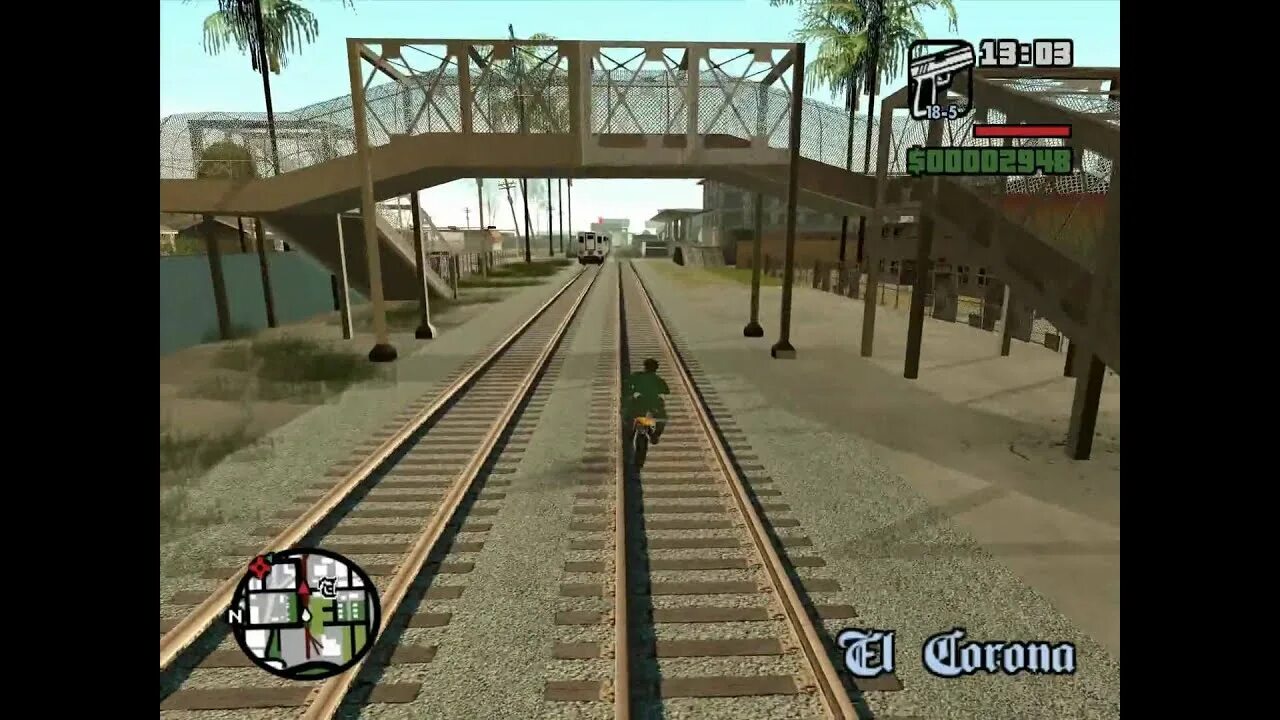 Wrong side of the tracks. Big smoke train. follow the damn train cj. train cj. follow the train cj.