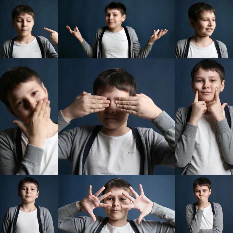 коллаж эмоций