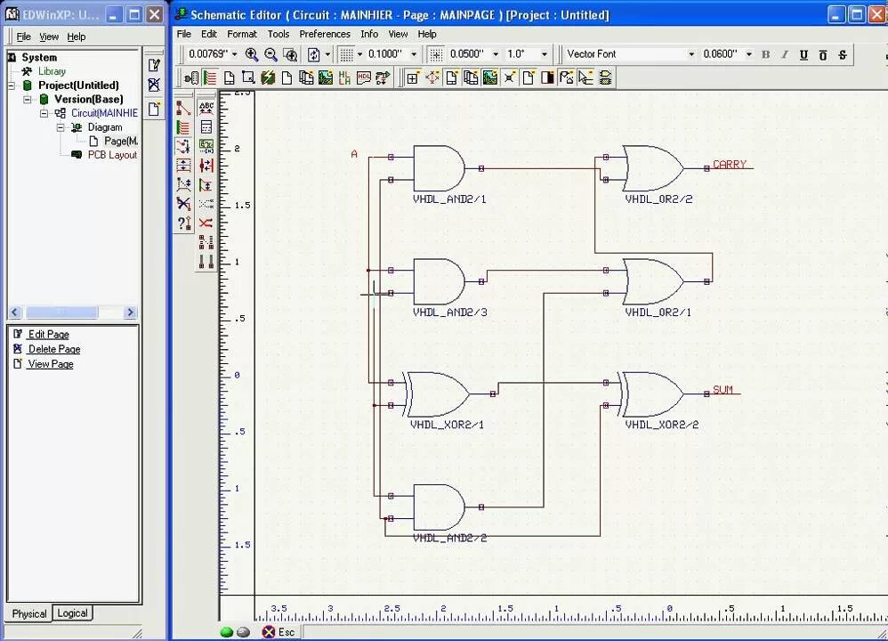Vhdl vector. Verilog to block diagram. vhdl or.