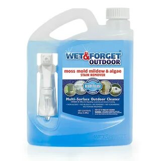 WET&FORGET 10587 1 Gallon Moss Mold and Mildew Stain Remover & Wet & Forget R.