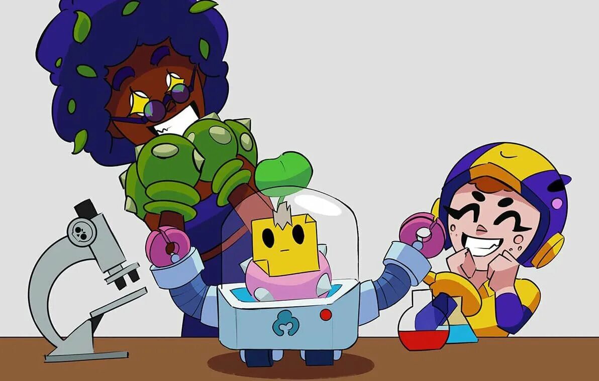 Brawl stars с роботами. Бравл старс роза и беа и спраут. спраут brawl stars. спраут роза и беа brawl stars. brawl stars тара и роза.