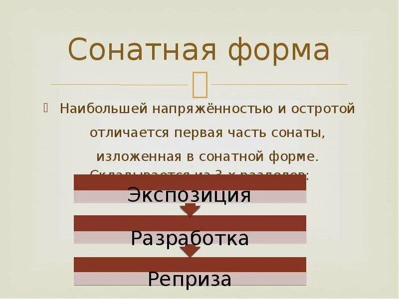 Соната это кратко. Соната строение сонатной формы. Сонатная форма состоит из 3 разделов. Строение классической сонатной формы. Тональный план сонатной формы.