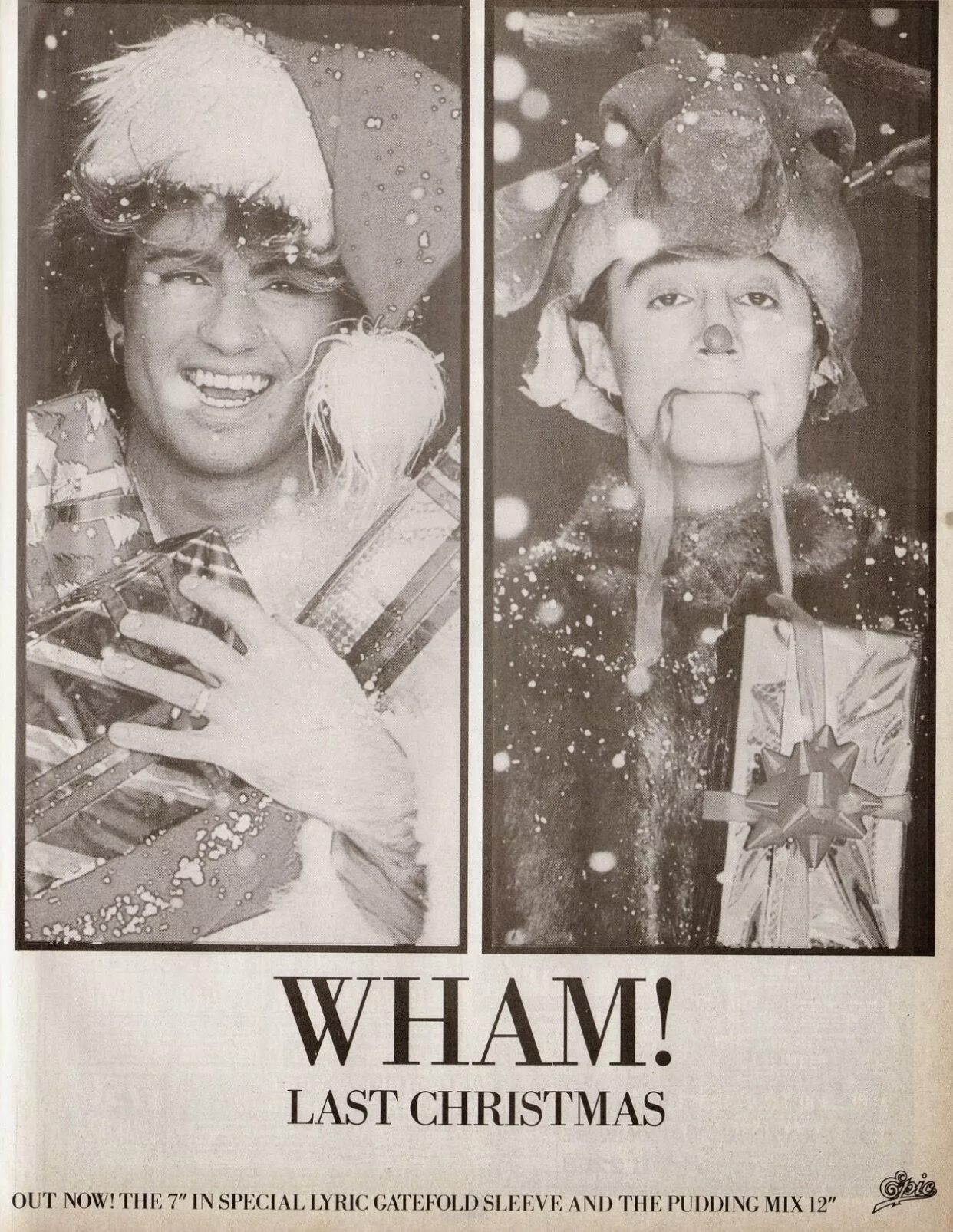 Группа Wham last Christmas. Ласт кристмас джордж