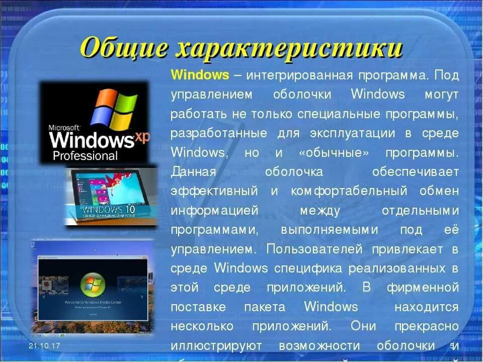 Операционная система windows описание