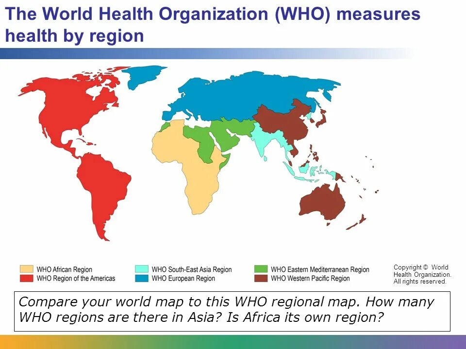 World Health Organization. World Health Organization members. World Health Map. Карта UNWTO.