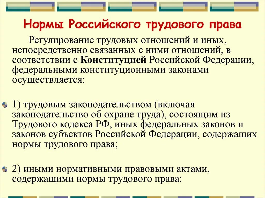 Нормы трудового законодательства рф. Нормы регулирующие Трудовое право. Нормы регулирующие трудовые отношения.