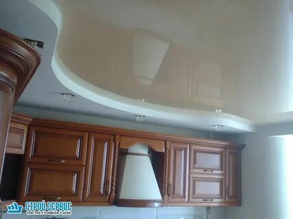 Дизайн кухни потолки гипсокартон