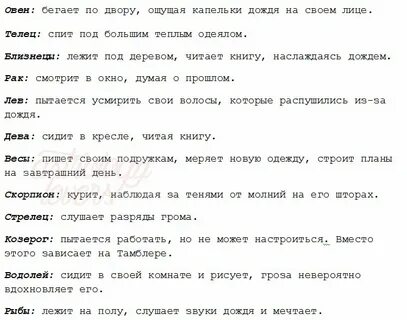Знаки зодиака после
