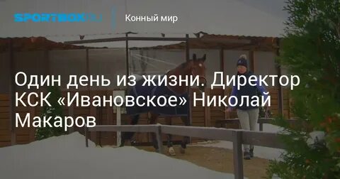 Конный мир программа