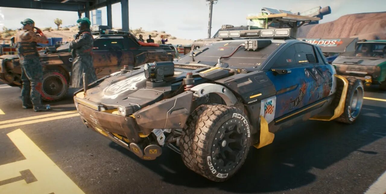 Транспорт на новых скриншотах Cyberpunk 2077