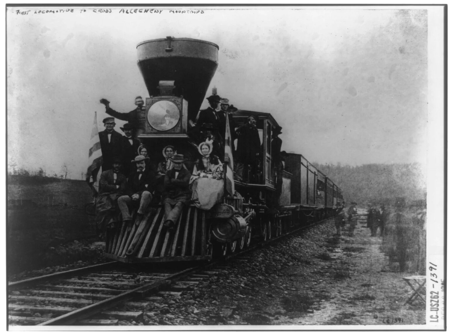 The first public railway was