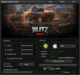 Читы на tanks blitz