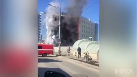 Горит скала