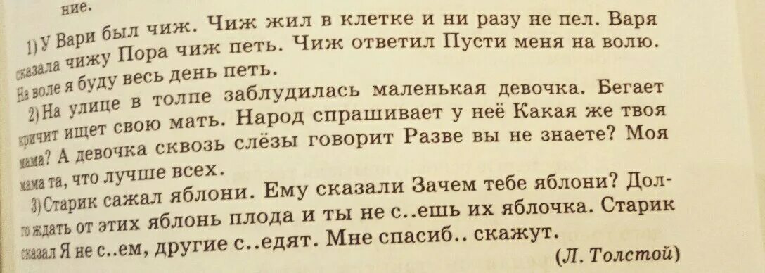 Варить говорить. Рассказ у Вари был Чиж. Рассказ Чиж л.н.толстой. Л толстой Чиж. Толстой Чиж рассказ.