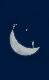 Moon him