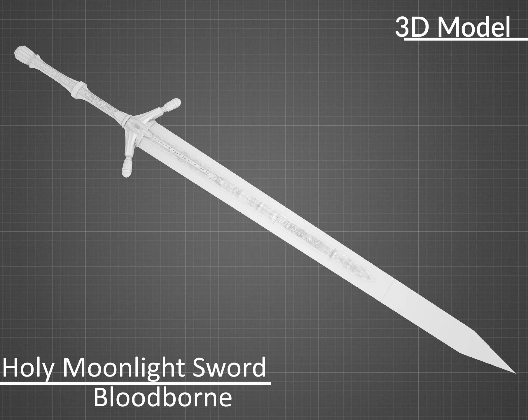 Moonlight sword. Лунный меч Bloodborne. Меч Священного лунного света Bloodborne. Бладборн меч лунного света. Bloodborne Holy Moonlight Sword.