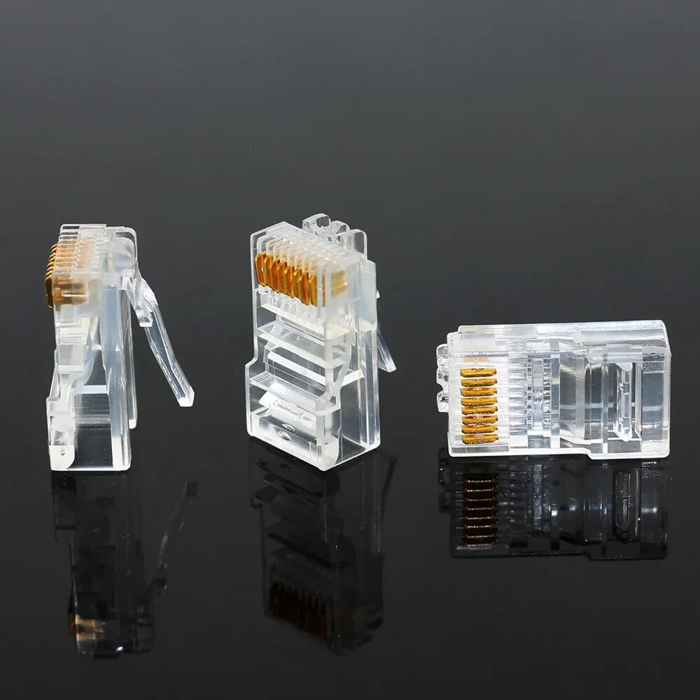 Plug 8p8c u c5 sh. Коннектор rj45 6e. Rg45 коннектор 100шт. Коннектор РЖ 45. Коннекторы RJ-45 6e экранированные.