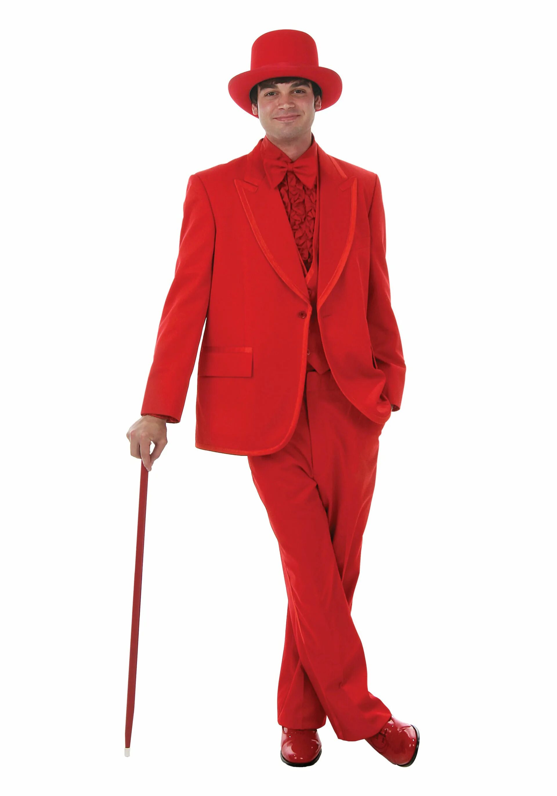 Взять напрокат. Красный человек. Человек в Красном костюме. Мужик в Красном костюме. Человек в костюме и шляпе.