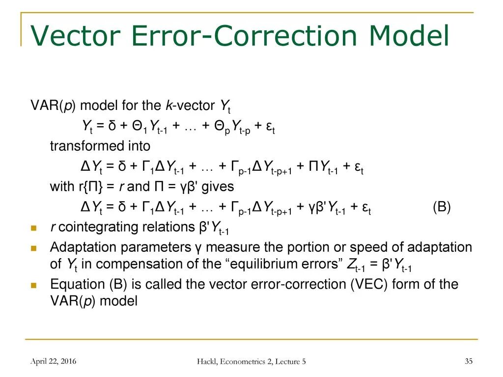 Var mode. Модель vecm. ardl модель. econometrics models. векторная коррекция ошибок vecm.