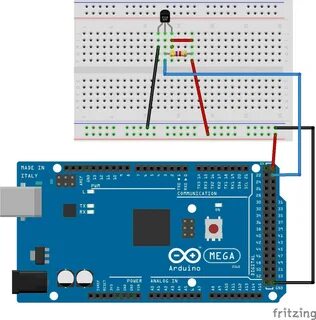 Arduino подключение датчика температуры