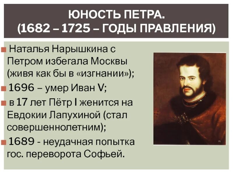 Во время царствования тирана в москве жили. Правление Ивана 5 Алексеевича.