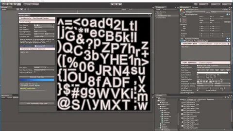 Unity fonts