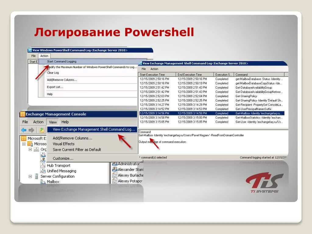 Процесс логирования