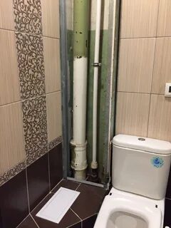 Короб для труб в ванной