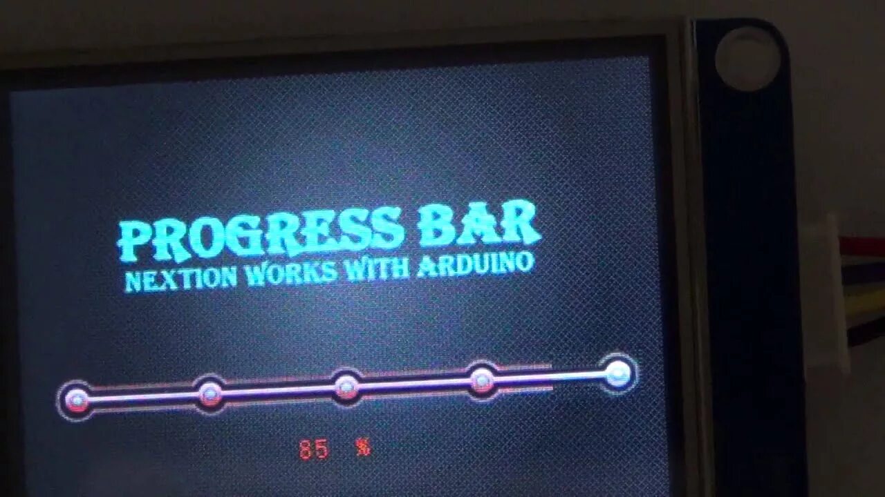 Progress display