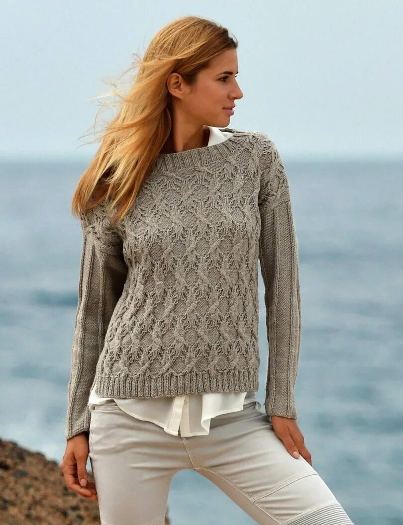 вязаный свитер женский. свитер женский. модели вязания свитера для женщин. модели вязания свитера для женщин. модные вязаные кофточки.