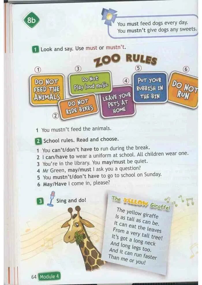 Английский язык в фокусе 4 класс. Учебник Focus 4. Английский в фокусе 4 класс учебник. Look and say use must or mustn't 4 класс.