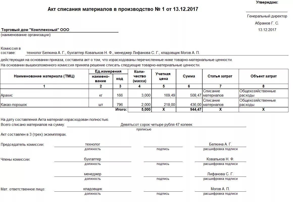 Связано с списании. Акт на списание материалов образец заполнения. Образец заполнения акта на списание материалов образец. Акт на списание материалов в производство образец 2022. Бланк списания материалов со склада.