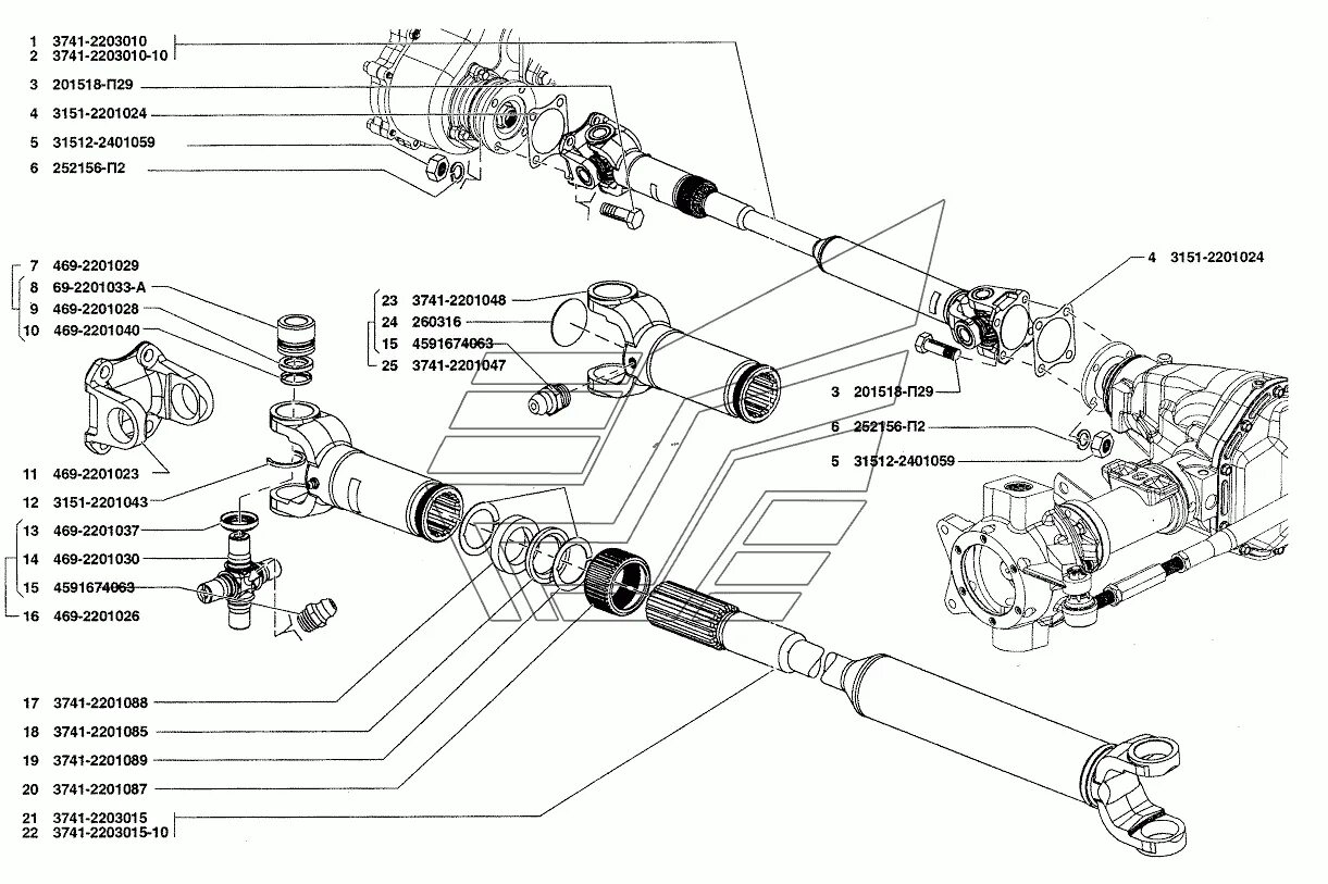Карданный вал УАЗ 469 задний. Кардан задний УАЗ 29891. Вал карданный передний УАЗ Буханка. Карданный вал УАЗ Буханка задний.