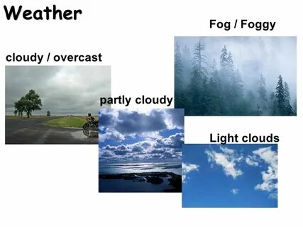 Some weather changes