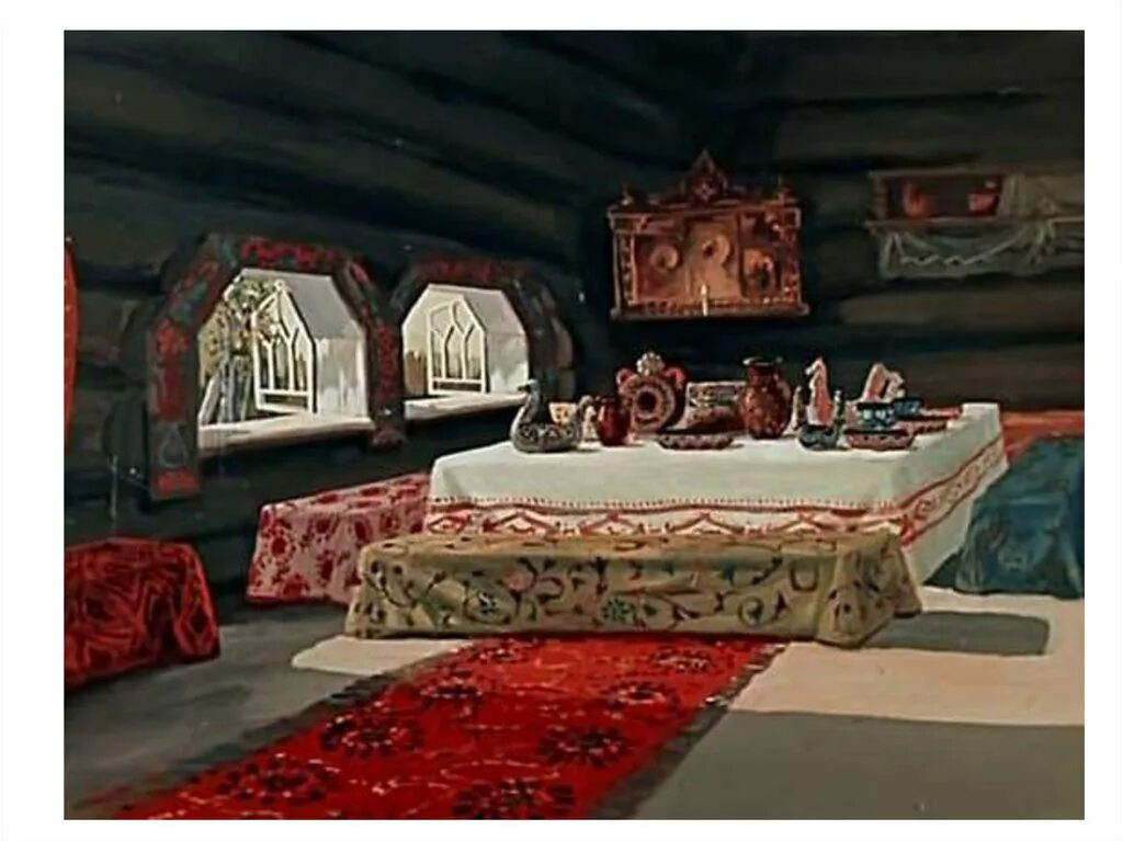 Светлица у семи богатырей. План сказки о мёртвой царевне и о семи богатырях 5 класс. Литература сказка о мертвой царевне и семи богатырях. Описание светлицы в сказке о мертвой царевне. Сочинение по сказке о мертвой царевне и семи богатырях.